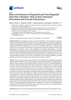 Effect of inclusion of degraded and Non-degraded date pits in Broilers’ Diet on their intestinal microbiota and growth performance