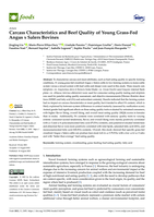 Carcass characteristics and beef quality of young grass-fed Angus x Salers bovines
