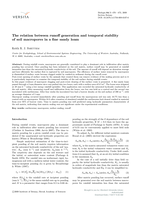 The relation between runoff generation and temporal stability of soil macropores in a fine sandy loam