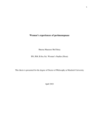 Women’s experiences of perimenopause
