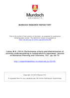 Performance criteria and discrimination of extreme undersmoothing in nonparametric regression