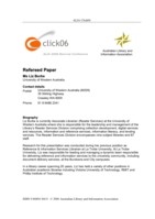 Where are we going and do I need luggage?: The future of reference services in Australian academic libraries