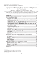 Cryptosporidium Taxonomy: Recent Advances and Implications for Public Health (Review)