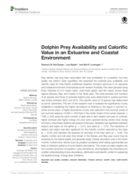 Dolphin prey availability and calorific value in an Estuarine and coastal environment