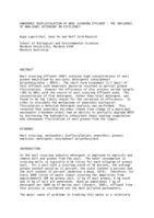 Anaerobic Bioflocculation of Wool Scouring Effluent: The influence of non-ionic detergent on efficiency