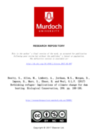 Rethinking refuges: Implications of climate change for dam busting