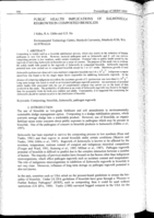 Public health implications of Sammonella regrowth in composted biosolids