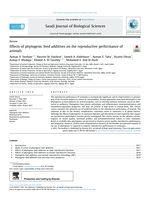 Effects of phytogenic feed additives on the reproductive performance of animals