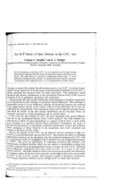 An SCF study of spin density in the CrF 3- 6 ion