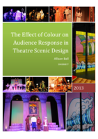 The effect of colour on audience response in theatre scenic design