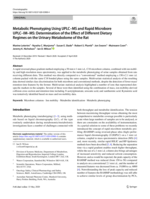 Metabolic phenotyping using UPLC–MS and rapid microbore UPLC–IM–MS: Determination of the effect of different dietary regimes on the urinary metabolome of the Rat