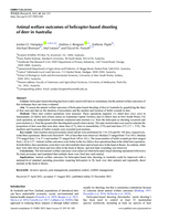 Animal welfare outcomes of helicopter-based shooting of deer in Australia