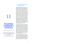 Post-mortem examination and biomedical reference collections