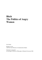 Bitch: the politics of angry women