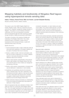 Mapping habitats and biodiversity of Ningaloo Reef lagoonusing hyperspectral remote sensing data. In Waples, K and Hollander, E. Ningaloo Research Progress Report: Discovering Ningaloo – latest findings andtheir implications for management