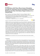 Co-infection with three mycoviruses stimulates growth of a Monilinia fructicola isolate on nutrient medium, but does not induce hypervirulence in a natural host