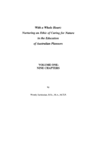 With a whole heart: nurturing an ethic of caring for nature in the education of Australian planners