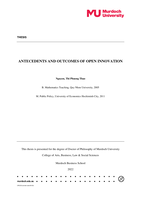 Antecedents and outcomes of open innovation