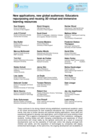 New applications, new global audiences: Educators repurposing and reusing 3D virtual and immersive learning resources