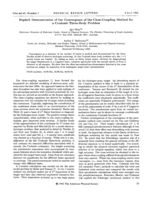 Explicit demonstration of the convergence of the close-coupling method for a Coulomb three-body problem