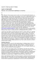 Lært á Internetið Íslenskur hluti yfirstandandi alþjóðlegrar rannsóknar (Learning to use the internet: Icelandic aspects of ongoing international research