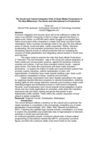 The social and cultural integrative role of Asian media productions in the new millennium: Pan-Asian and international co-Productions