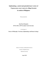 Epidemiology, control and potential insect vectors of Trypanosoma evansi (surra) in village livestock in southern Philippines