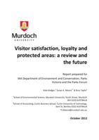 Visitor satisfaction,loyalty and protected areas: a review and the future