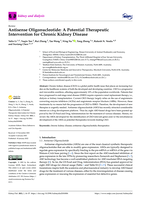 Antisense oligonucleotide: A potential therapeutic intervention for chronic kidney disease