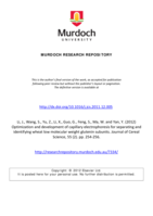 Optimization and development of capillary electrophoresis for separating and identifying wheat low molecular weight glutenin subunits