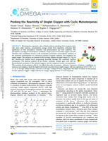 Probing the reactivity of singlet oxygen with cyclic monoterpenes
