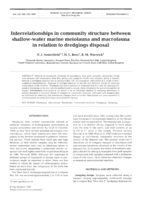 Interrelationships in community structure between shallow-water marine meiofauna and macrofauna in relation to dredgings disposal
