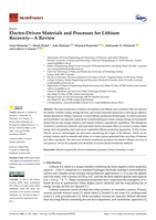 Electro-driven materials and processes for lithium recovery—A review