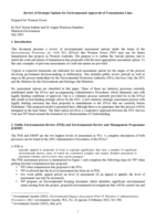 Review of strategic options for environmental approvals of transmission lines. Report to Western Power, Perth