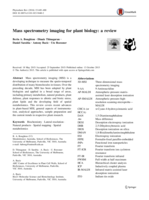 Mass spectrometry imaging for plant biology: A review