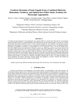 Terahertz dynamics of ionic liquids from a combined dielectric relaxation, terahertz, and optical Kerr effect study: evidence for mesoscopic aggregation