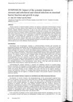 SYMPOSIUM: Impact of the systemic response to stressors and subclinical and clinical infection on intestinal barrier function and growth in pigs