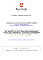 Using Ostrom's common-pool resource theory to build toward an integrated ecosystem-based sustainable cetacean tourism system in Hawai`i