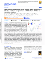 NMR spectroscopic windows on the systemic effects of SARS-CoV-2 infection on plasma lipoproteins and metabolites in relation to circulating cytokines