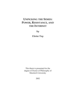 Unpicking the semes: Power, resistance, and the Internet