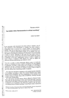 The hidden telos: Hermeneutics in critical rewriting