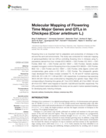 Molecular mapping of flowering time major genes and QTLs in chickpea (Cicer arietinum L.)