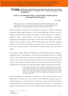 GILDA as an industrial object - Recuperating textual analysis through political economy