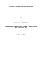 An examination of social media's impact on the courts in Australia