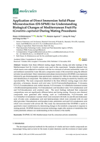Application of direct immersion solid-phase microextraction (DI-SPME) for understanding biological changes of Mediterranean fruit fly (Ceratitis capitata) during mating procedures