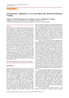 Neuromuscular adaptations to low-load blood flow restricted resistance training