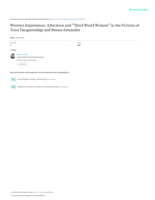 Western Experiences: Hegemony and 'Third World' women in Tsitsi Dangaremba's Nervous Conditionsand Meena Alexander's Manhattan Music
