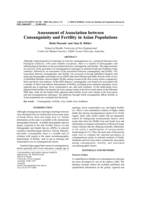 Assessment of association between consanguinity and fertility in Asian populations