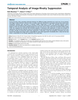Temporal analysis of image-rivalry suppression