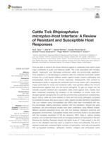 Cattle Tick Rhipicephalus microplus-Host Interface: A review of resistant and susceptible host responses